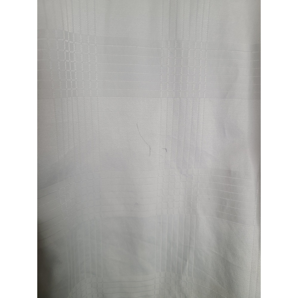 Foxcroft White Plaid Wrinkle Free Button Down Shirt Womens 12 - Picture 2 of 5